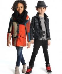 Fall style styles for young ones: Earthy neutrals get more fun with pops of bright lime or purple