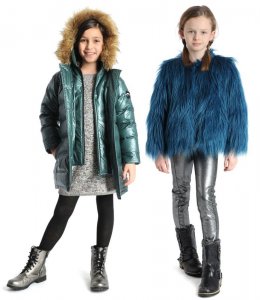 Fall/winter coats for girls from appaman: Love all playful faux fur combined with metallics!
