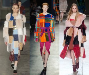patchwork fur trend fall 2014 10 available styles Through the Fall 2014 Runways