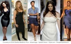 Plus size famous people and manner models