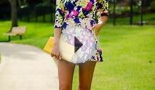 Latest fashion trends: Street style | Floral romper and