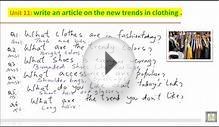 WRITING B2 - U11 - Write an article on the new trends in