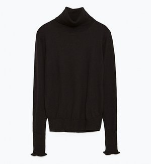 Zara high throat sweater